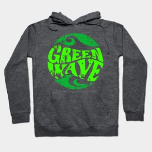 Green Wave Hoodie